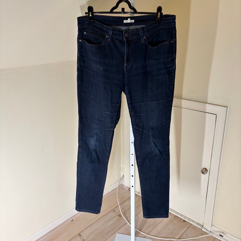 Eileen Fisher EUC Women's Dark Wash Slim Leg Jeans Size 12